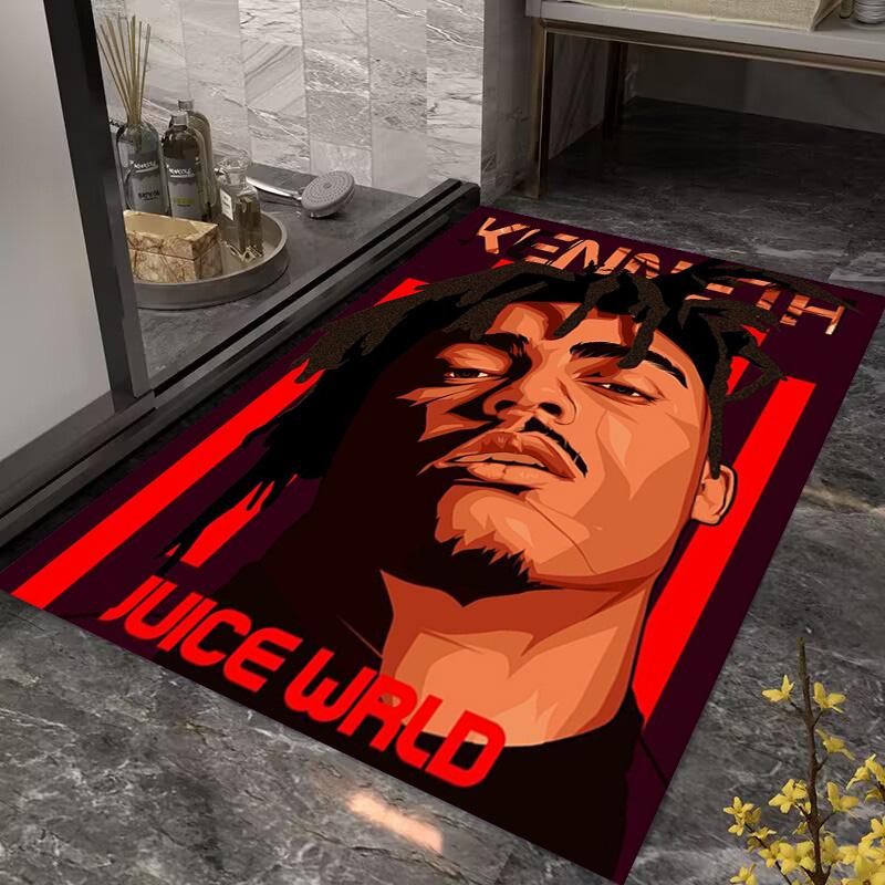 Juice Wrld: Legacy Sound Carpet Suitable for All Seasons Living Room and Bedroom Mats Art Bathroom Mat Office Chair Cushion