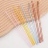 11Pcs 20cm Glass Smoothie Straw Reusable Clear Drinking Straws for Smoothie Milkshakes Environmentally Friendly Drinkware Straw