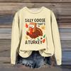 Women's Fashion Casual Long Sleeve Loose  Printed Sweatshirt