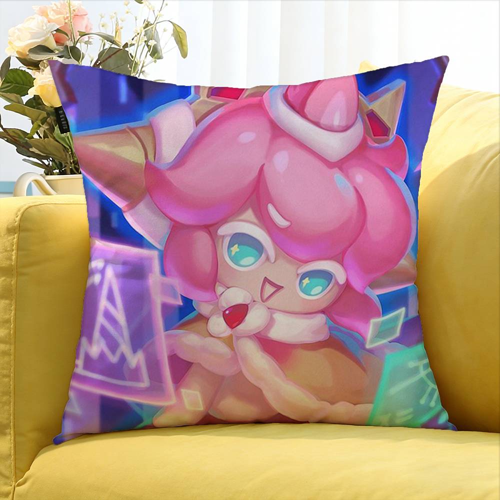 Game C-Cookie R-Run Kingdom World Various Sizes Square Pillow Case For Car Home Bedchamber Decor
