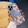 Pink Peach Blossoms Phone Case For IPhone 11 12 13 Pro 16 15 Plus 14 17 Pro Max Case 16E 17Air Soft Transparent Cover Case Funda