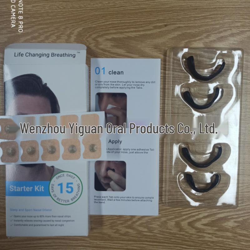 Magnetic Nasal Breathing Strips for Congestion Relief and Enhanced Breathing