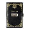 A5 Retro Creative Lockable School Office Supplies Password Notebook