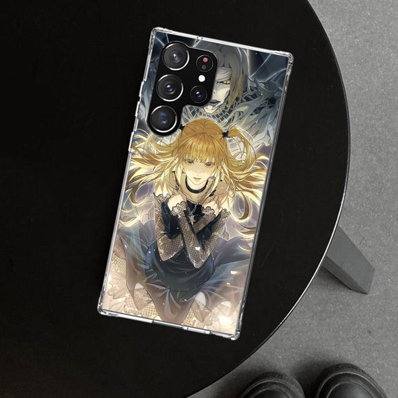 N-Note D-Death MisaMisa Phone Case Cover for Samsung Galaxy S26 S25 Edge S24 S23 Ultra S22 Plus S21 FE S20 + Art Customized Fund