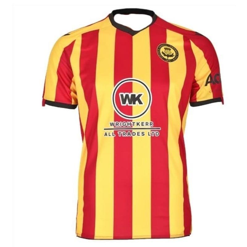 2026 Nuova Maglia da Calcio da Uomo Partick Thistle 2 Colori Opzionali Manica Corta Maglia da Calcio Poliestere Traspirante Asciugatura Rapida Sport