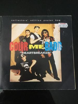 7inch Record COLOR ME BADD - Heartbreaker W0078W Giant Records 1992 UK Rap & Hip-Hop/R&B Used