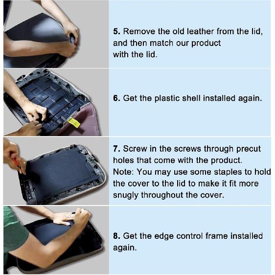 NLQR Leather Center Console Cover Armrest Jump Seat Cover Gray Compatible With Dodge Ram 2013 2014 2015 2016 2017 2018