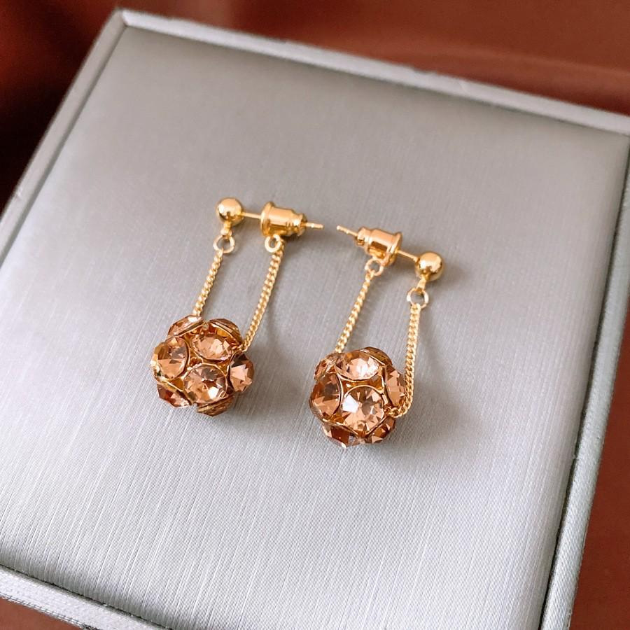 Vintage Retro Silver Needle Earrings - Elegant, Versatile High-End Court Style Studs.