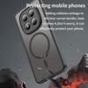 Fro Redmi Note 15 15 Pro 15 ProPlus Textured Matte Magnetic Shockproof and Fingerprint-resistant Phone Case