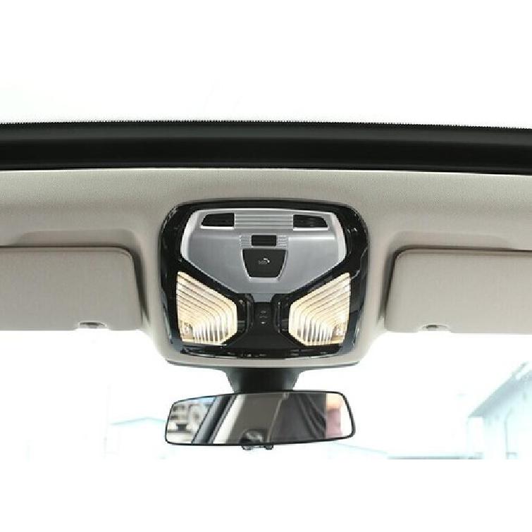 Fit For BMW 7 Series 2016-2022 Matte Silver Car Roof Read Light Decor Cover Trim