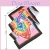 Polyester Rainbow Beach Towel With Sun Shade For Summer Outdoor Use