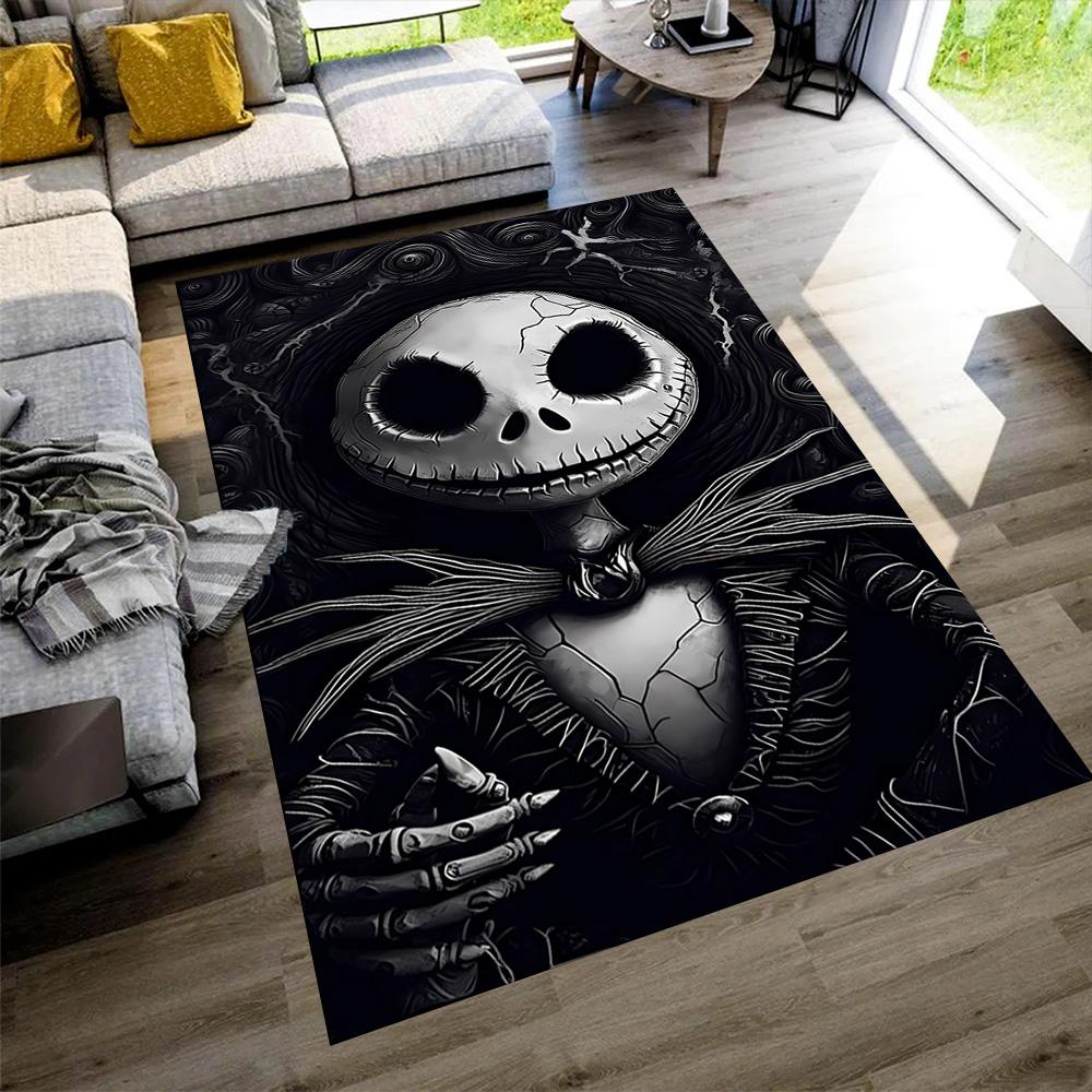 Jack Skellington Area Rug Perfect for Foyer Game Room Outdoor Study room Anti-slip Rug Anime Office Decor Perfect Gift for Friends & Family
