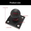 Adjustable Motorcycle Phone Holder 360°Rotations Square Base With 1in Rubber Ball Head For Navigation Stability