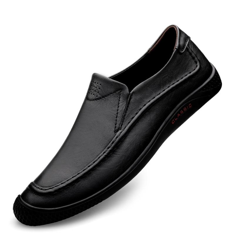 

Мужская обувь высшего качества, обувь без застежек, натуральная кожа, мужские мокасины, повседневные дышащие мокасины для вождения, мокасины, удобная обувь 40