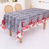 Decoration Christmas Printed Tablecloths Creative Desktop Dress Supplies Up