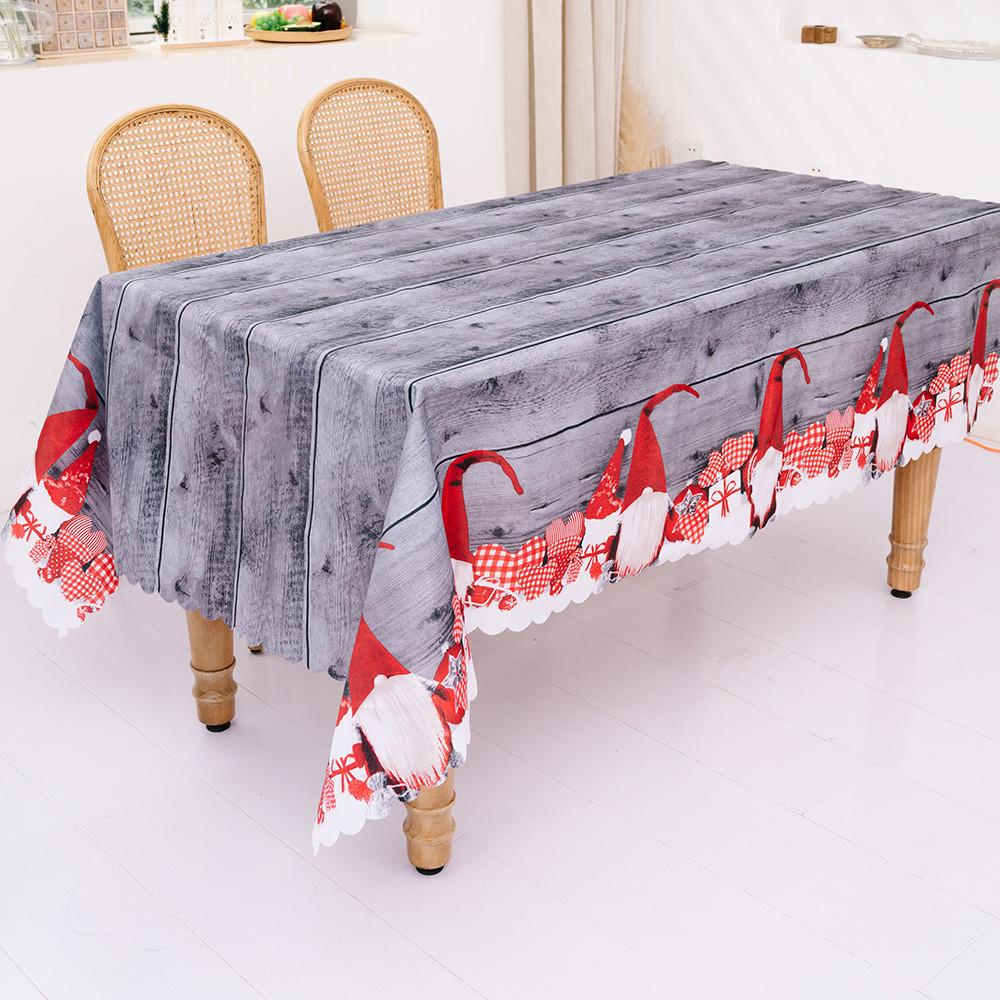 Decoration Christmas Printed Tablecloths Creative Desktop Dress Supplies Up