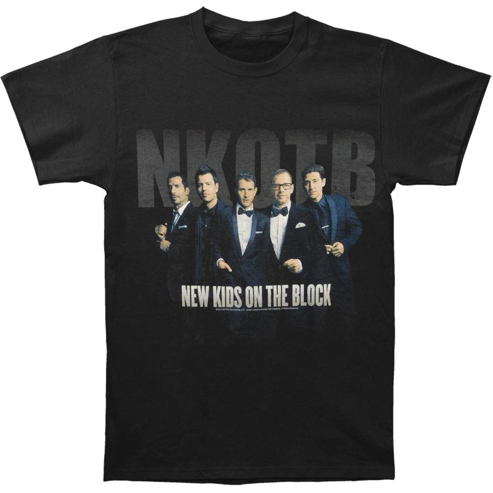 Men s New Kids On The Block Suit Up 2013 North American Tour T-shirt Small Black L