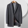 Winter Suit Wool Coat Double-sided Men's Middle-aged and Young Leisure Business Medium and Long Coat
