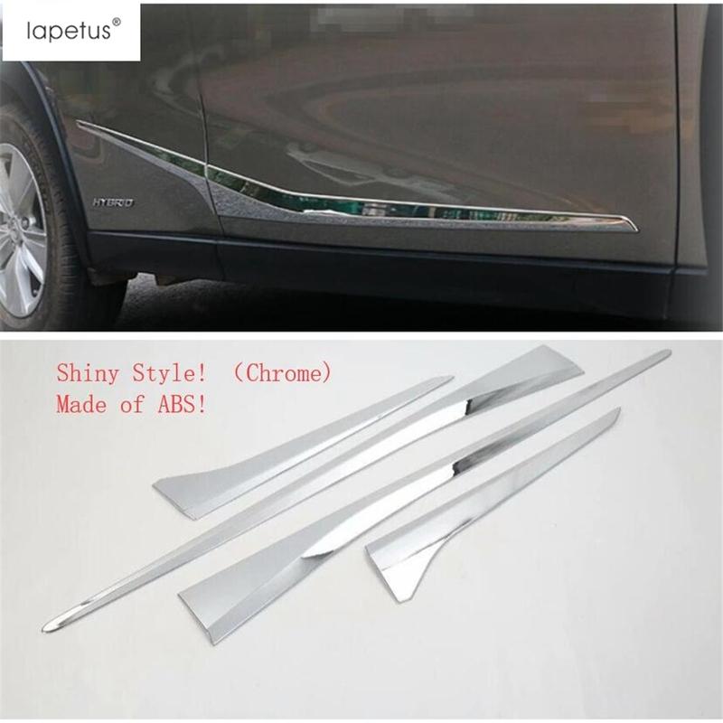 For Lexus UX 200 250H  - 2024 Car Side Door Body Molding Line Garnish Protector Cover Trim Carbon Fiber / Matte Accessories