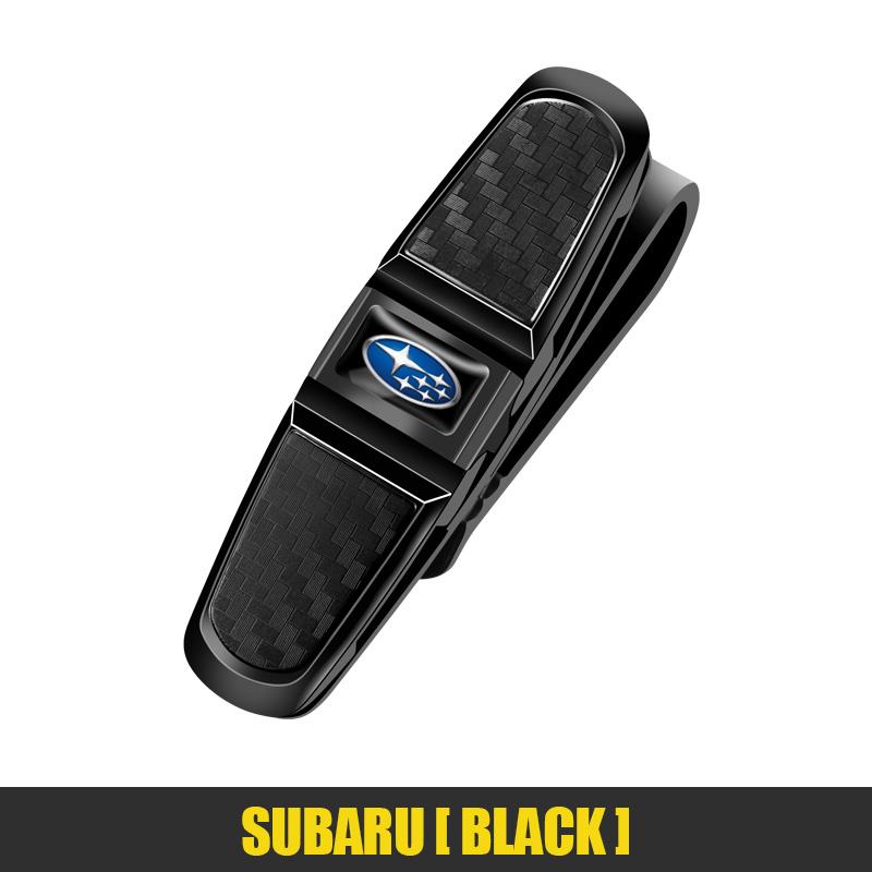 Car Sun Visor Glasses Clip Card Storage Clamp Accessories For Subaru Impreza BRZ WRX 2006 STI Forester Crosstrek Legacy Tribeca AA3