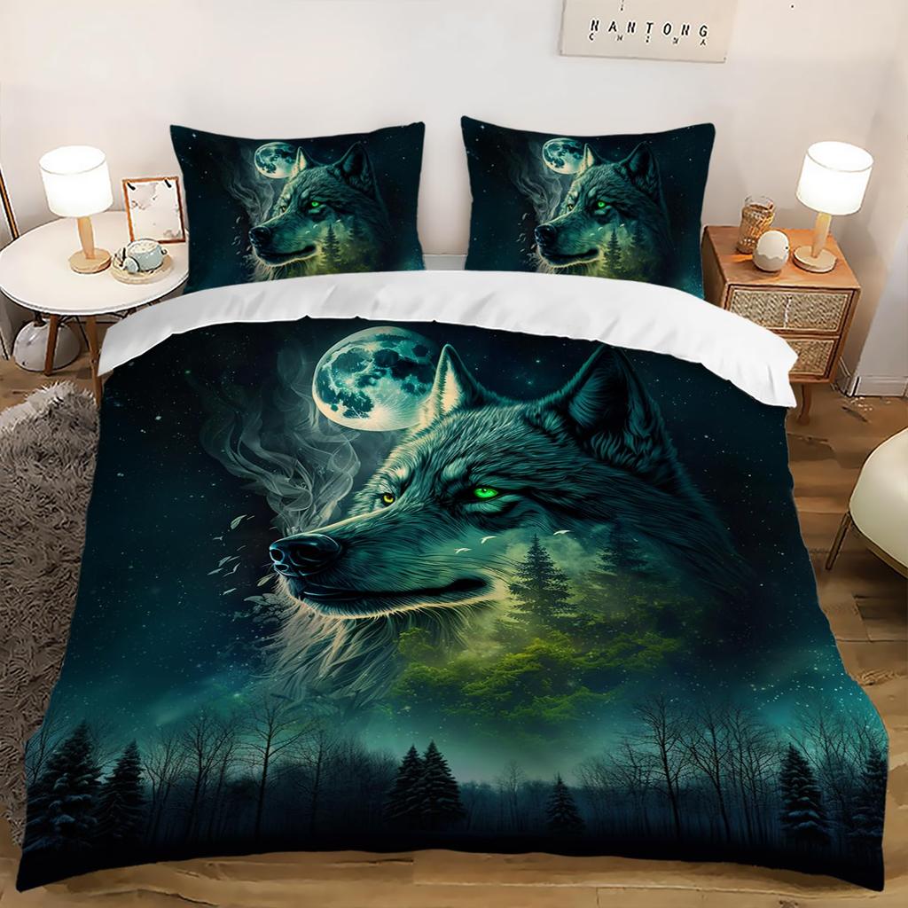 Night Sky Duvet Cover Set Queen King Size Lightweight Quilt Covers Bedroom Decor Starry Design Sky Bedspread Covers No Comforter