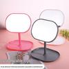 Luxury Rotatable Desktop Makeup Mirror with Storage