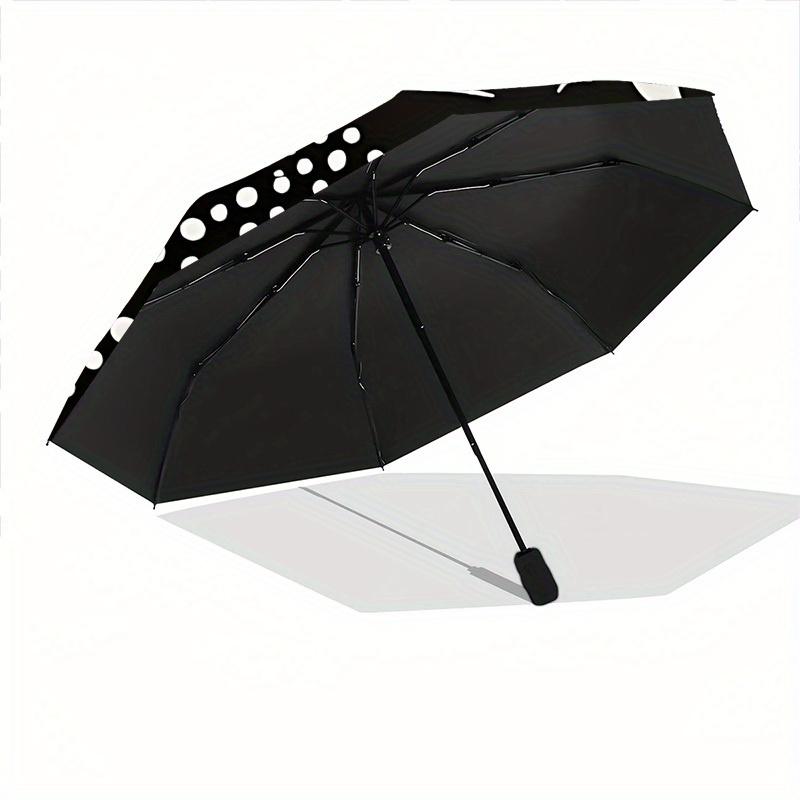 1pc Cat Pattern Automatic Open/Close, Foldable Compact Umbrella with 8-Rib Shaft, Perfect Gift For Men And Women, Casual Style, Vibrant Moti