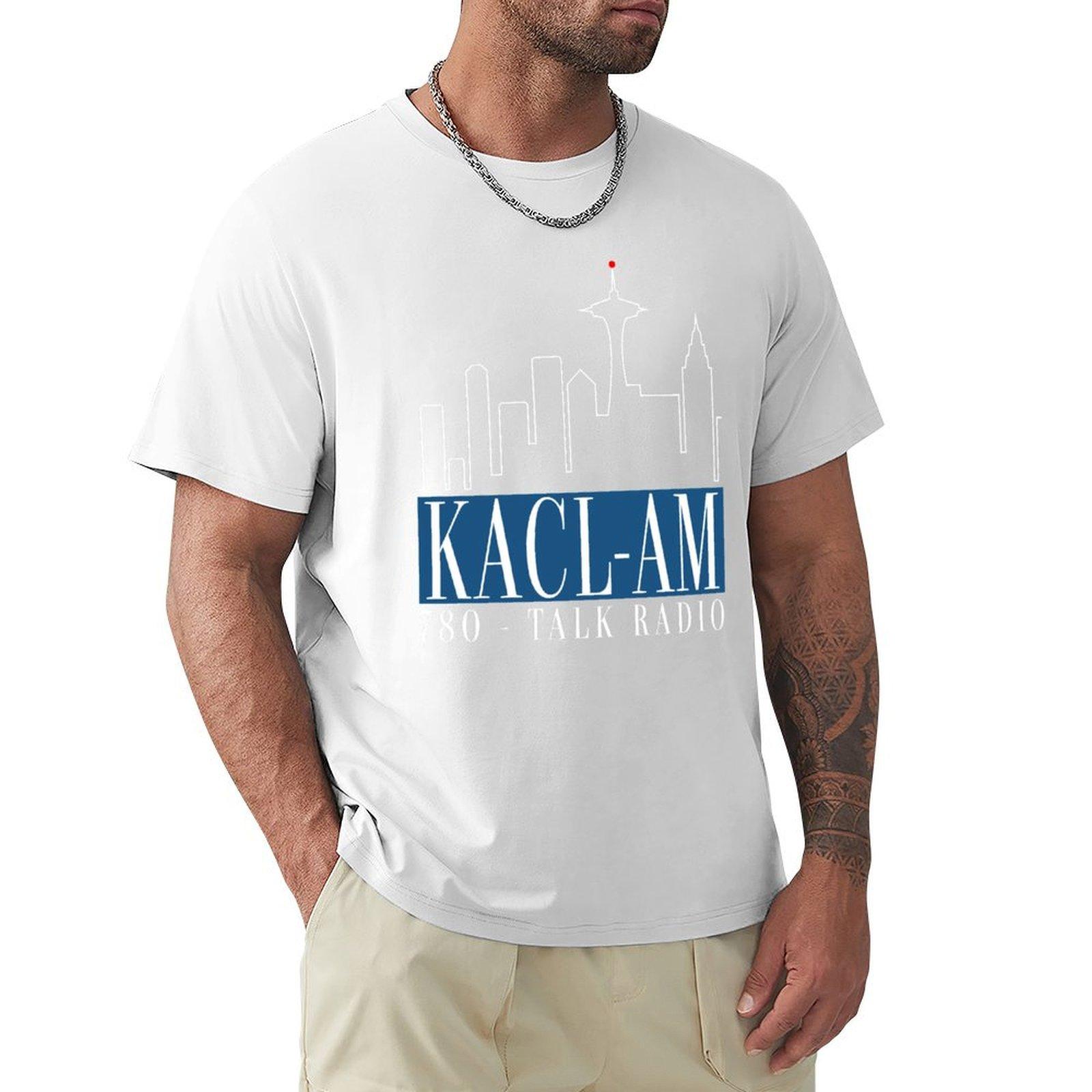 KACLAM Talk Radio TShirt Man tshirt anime plus sizes clothes for men S