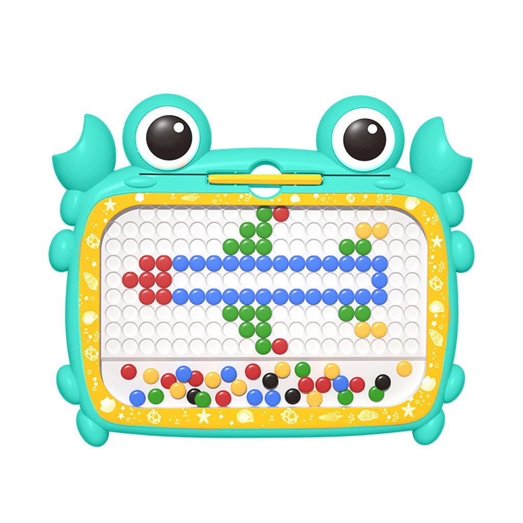 Tablă de Desen Magnetică Stil Crab Plastic Sigur Operare Ușoară Tablă cu Puncte Magnetice cu Stilou Cărți