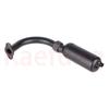 Removable Black Mini Bicycle Exhaust Pipe for 50CC-80CC Mufflers