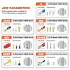 Powerful Manual Wire Crimping Tool Kit Including 6 Molds In Small Carrying Case Wiring Installation Equipment