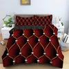 Luxury Geometric Duvet Cover Microfiber Diamond Bedding Set Abstract Pattern Comforter Cover King Queen For Girls Adult Bedroom