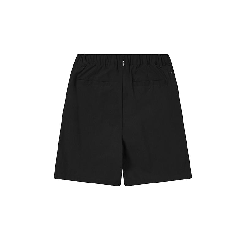Fila Milano Series Fashion Simple Classic Versatile Comfortable Loose Woven Casual Shorts Men Shorts Black F11M625811FBK