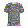 Sommer Spirale Schwindel Muster T-Shirt Für Männer Lässig Rundhals Kurzarm Tee Tops 3D Gedruckte Optische Täuschung T-Shirts Tops