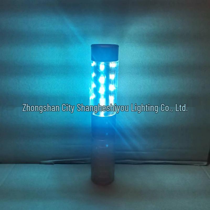Rechargeable LED Strobe Stick for KTV & Parties - Handheld Flashing Light for Pouring Wine & Champagne Atmosphere.