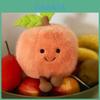 Adorable Plush Peach Doll Cute Cartoon Stuffed Toy Decorative Figure For Gifts