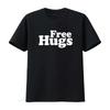Free Hugs Graphic Print T-Shirt