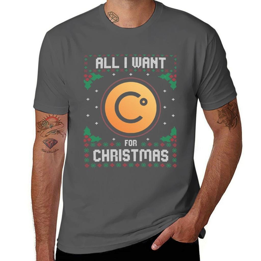 Celsius Christmas Crypto Sweater All I Want For Xmas is TShirt High Quality Durable TShirt