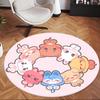 Skz (28) Round Office Rug Decorative Floor Rug for Office Bedroom Living Room and Home Space