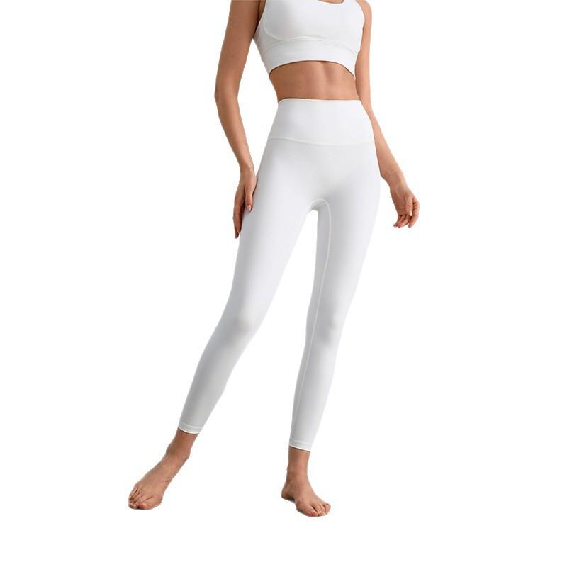 High-Waisted Seamless Yoga Leggings Women Breathable Quick-Dry Fitness Pants With Butt-Lifting Design