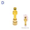 Hochdruckreiniger Schnellkupplung 1/4" zu Spritzlanze Lanze Bajonettadapter 1/4" Schnellverschlusskupplung für Kärcher