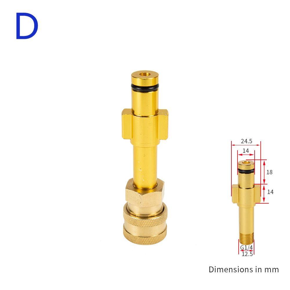 Hochdruckreiniger Schnellkupplung 1/4" zu Spritzlanze Lanze Bajonettadapter 1/4" Schnellverschlusskupplung für Kärcher
