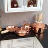 Miniature Kitchen Cooker 1/12 Scale Metal Cookware Strong Design For Realistic Play Scenarios