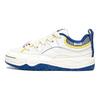 Li Ning CF Su Yu 3 Ligeras Alta Resiliencia Absorción de Impactos Resistentes al Desgaste Caña Baja Zapatillas Deportivas Casuales para Mujer Blanco Azul AGLT198-1