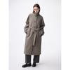 Gu By Uniqlo Cozy Melton Balmacaan Coat Model  Ec Length 113.0 120.0cm 