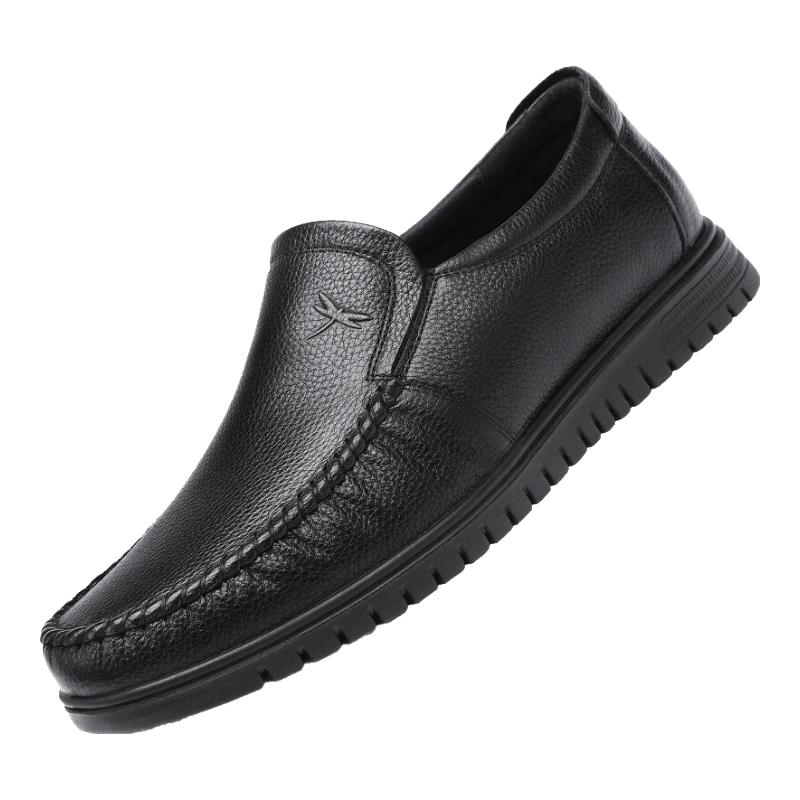 Red Dragonfly Men s Soft Leather Slip-On Loafers WTA241321 EU 38