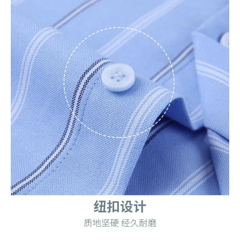 Fits 160KG 11XL 100 Cotton Short Sleeve Shirt for Men Shirt Short Sleeve Plus Size Oxford Plaid Stripe Men's Shirts Big and Tall