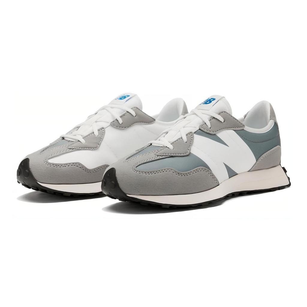 New Balance Nb 327 Comfortable Versatile Low-Top Kids Running Shoes Kids Running Shoes Gray White GS327LAB