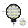 14 LED Work Light 42W 6000K Mini Round Headlamp Spotlight for Truck SUV 4WD Engineering Headlights Off-road Car Front Fog Lamp