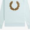 Fred Perry [sharp] Laurelis Graphic High Neck Sweatshirt   Light Ice Afpm2417770 R30